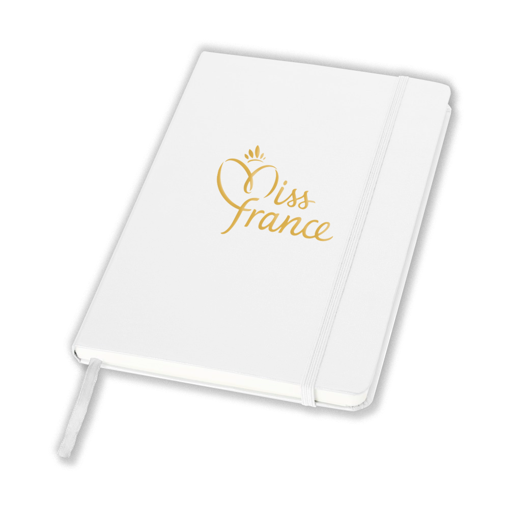 Carnet de note blanc logo Miss France