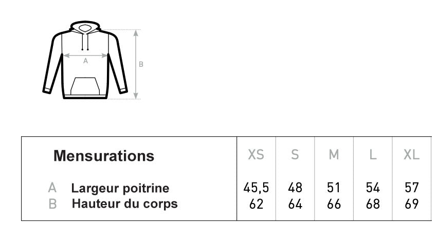 Sweat capuche cintré