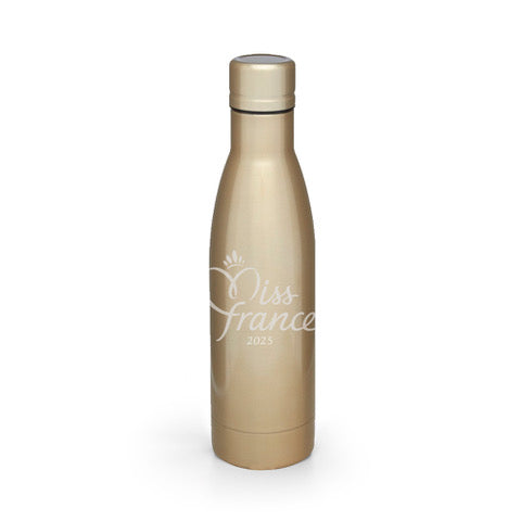 Bouteille gravée Dorée